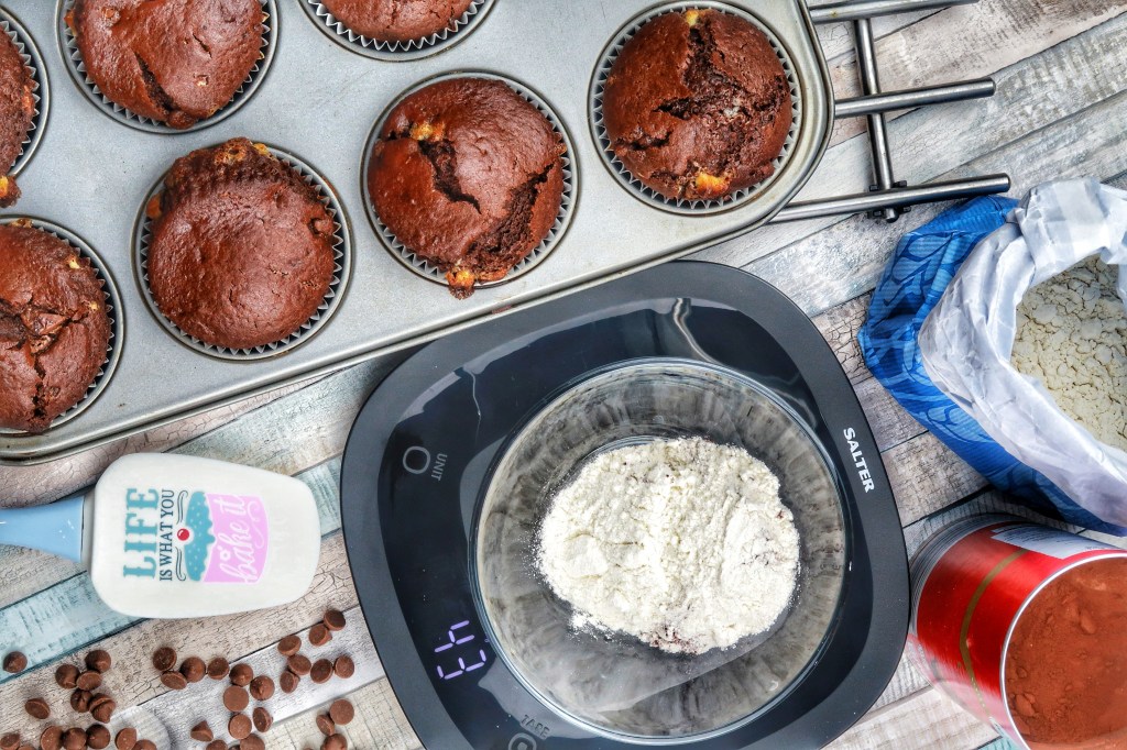 Kitchen Scales by Salter & Choc Muffins&nbsp;Recipe